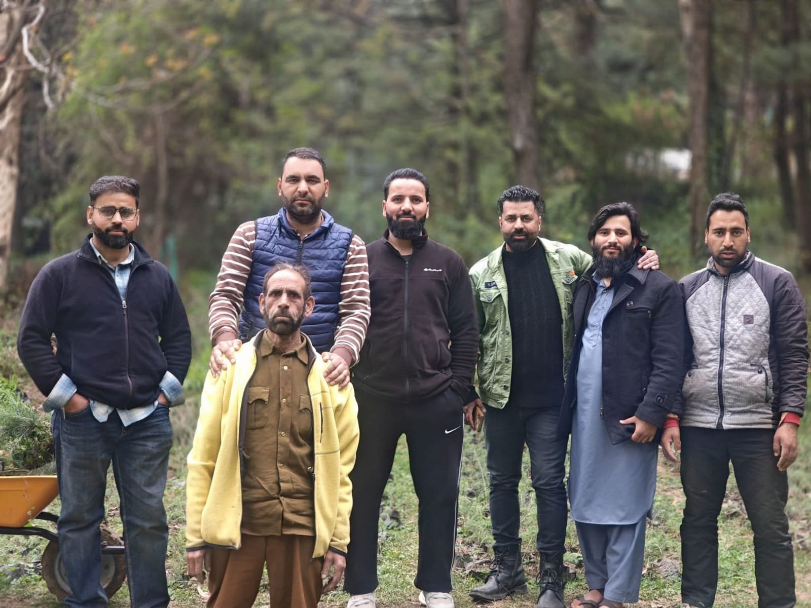 Bandipora Social Activist Mushtaq Ahmad Mir Leads Plantation Drive for Community Empowerment
