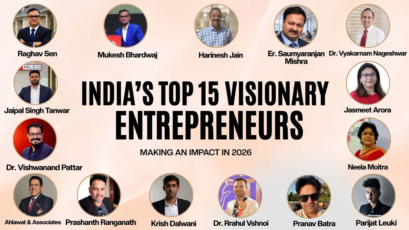 India’s Top 15 Visionary Entrepreneurs Making an Impact in 2026