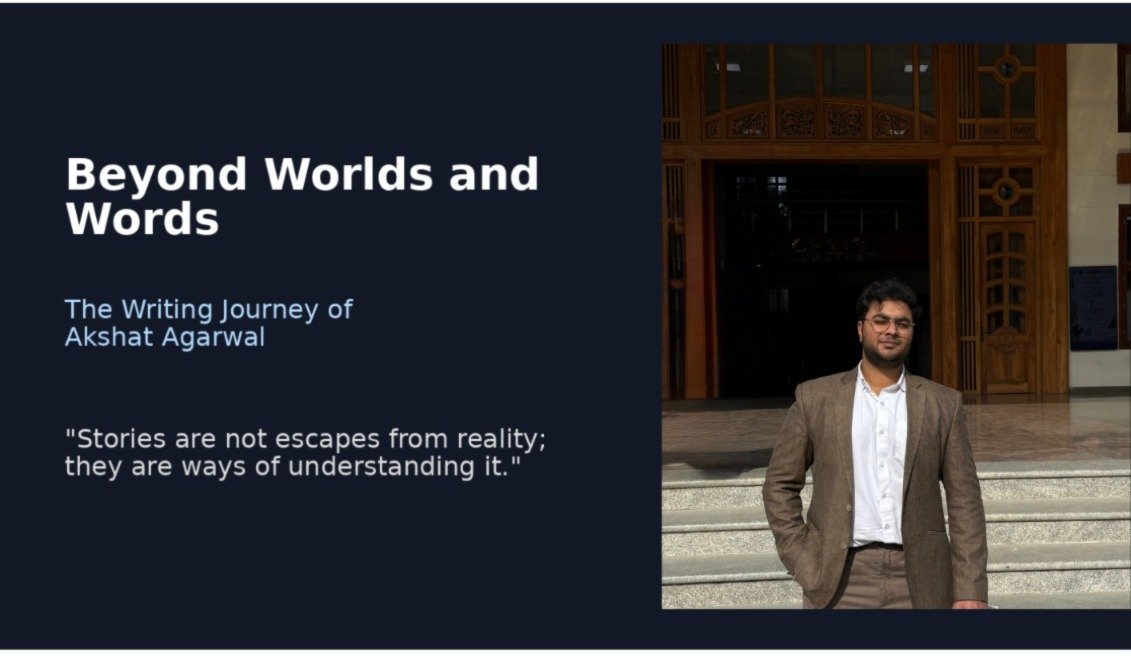 Beyond World sand Words: The Writing Journey of Akshat Agarwal