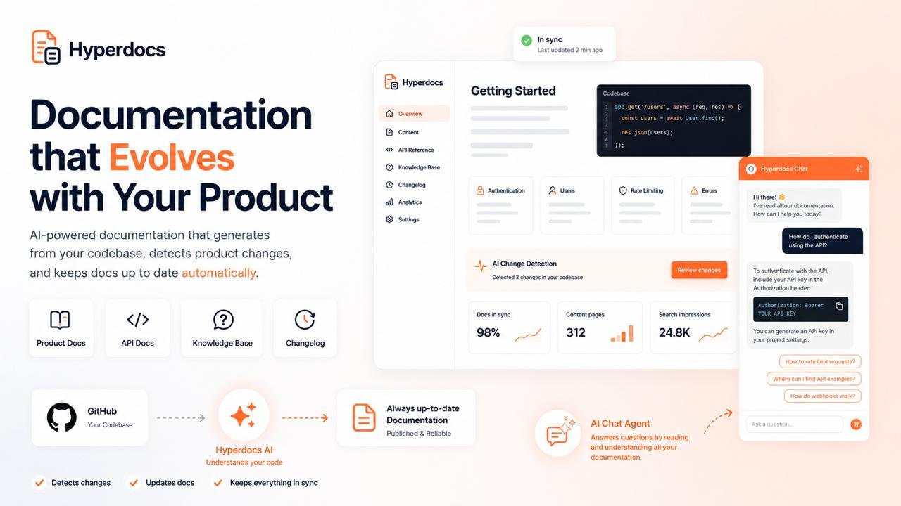 Hyperdocs Launches AI-Powered Documentation Platform That Evolves With Your Product