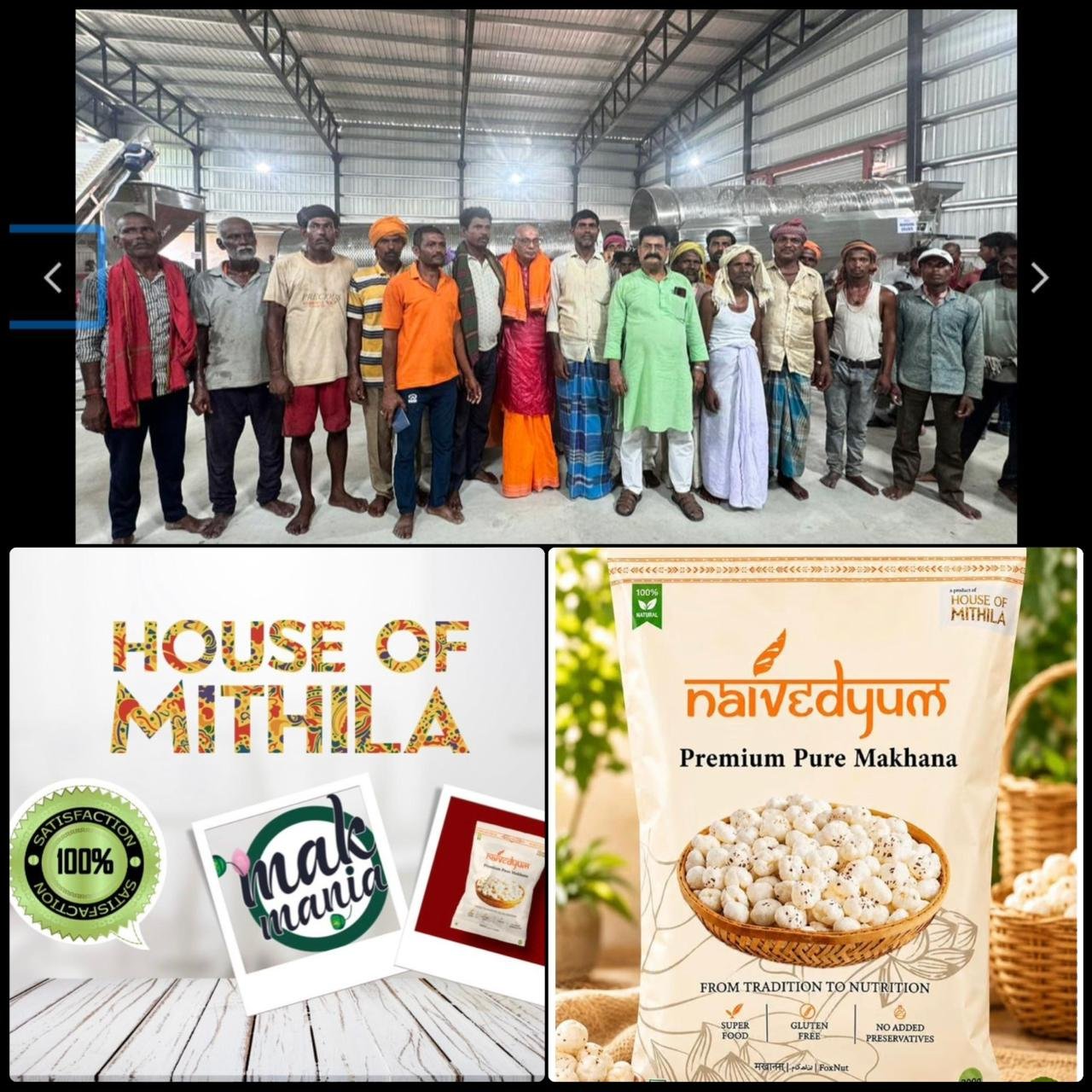 House of Mithila Launches Women-Led Makhana Processing Unit in Saharsa