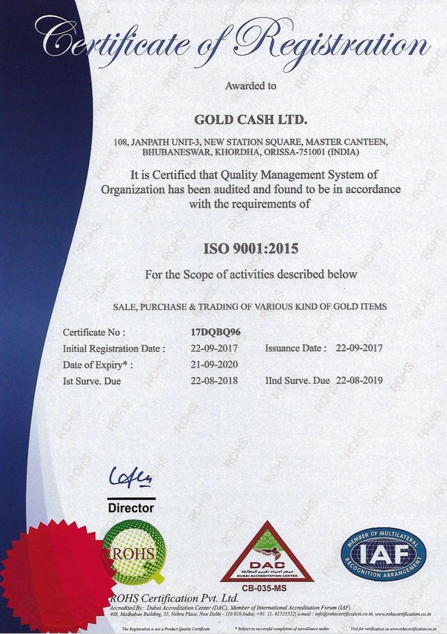 GOLD CASH FRANCHISE ARTICLE :