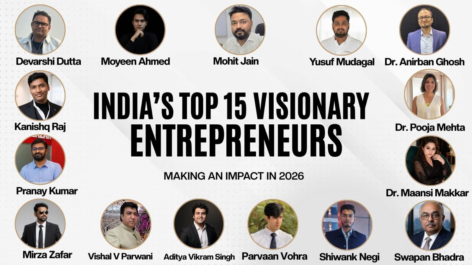 India’s Top 15 Visionary Entrepreneurs Making an Impact in 2026