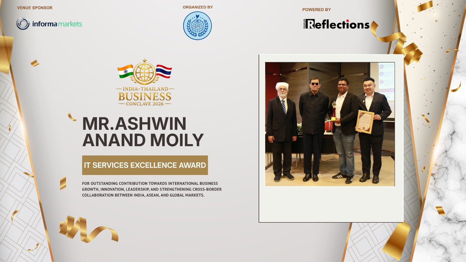 AutomateDocs Solutions Private Limited Receives “IT Services Excellence Award” at India–Thailand Business Conclave 2026