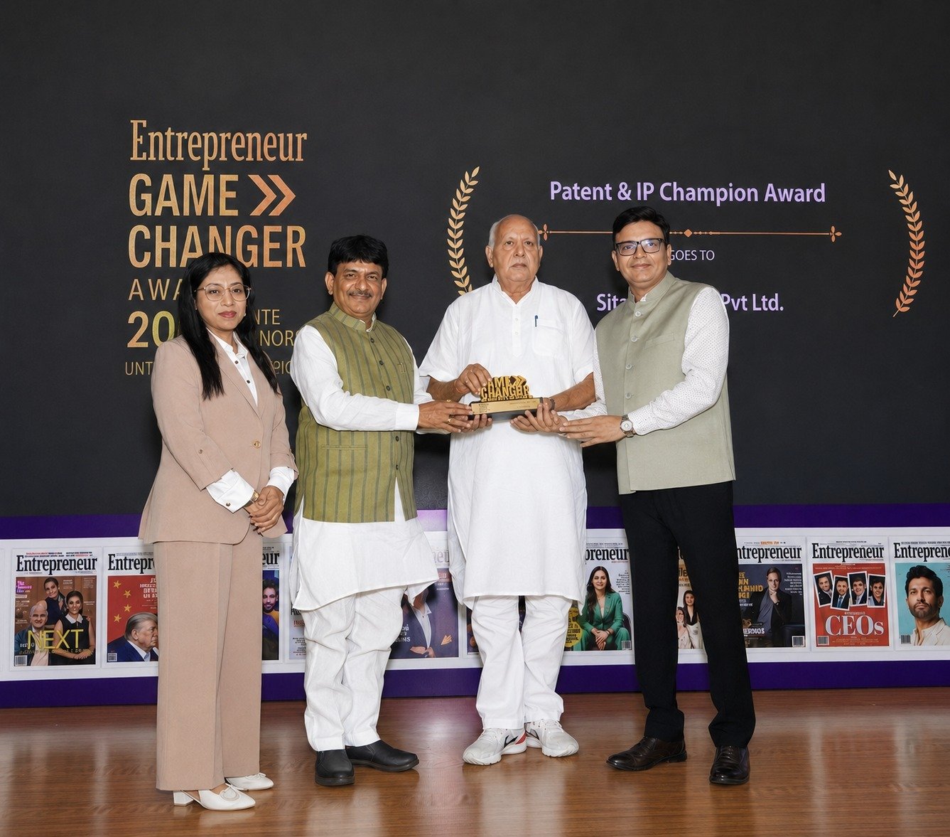 Sitabience IP Honoured With’ Patent &IPChampion Award’ At Entrepreneur Game Changer Awards 2026