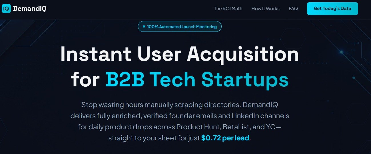 Catch Your Leads While They’re Hot: DemandIQ Finds Buyers the Moment They Launch
