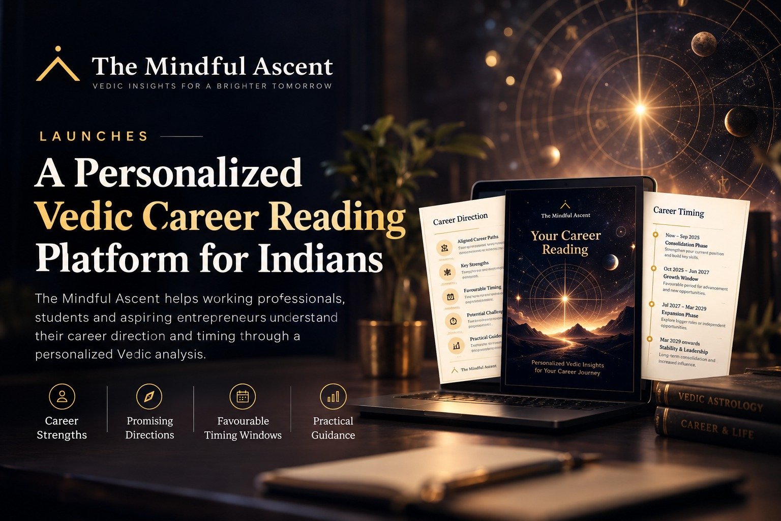 The Mindful Ascent Launches a Personalized Vedic Career Reading Platform for a New Generation of Indian Professionals